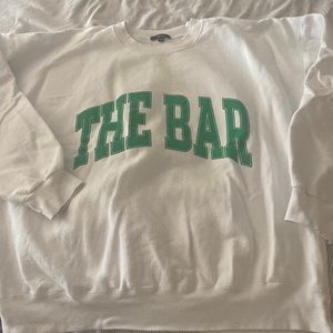 The Bar varsity sweatshirt